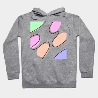 Colorful watercolor abstract texture art Hoodie